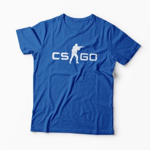 Tricou CS GO - Bărbați-Albastru Regal